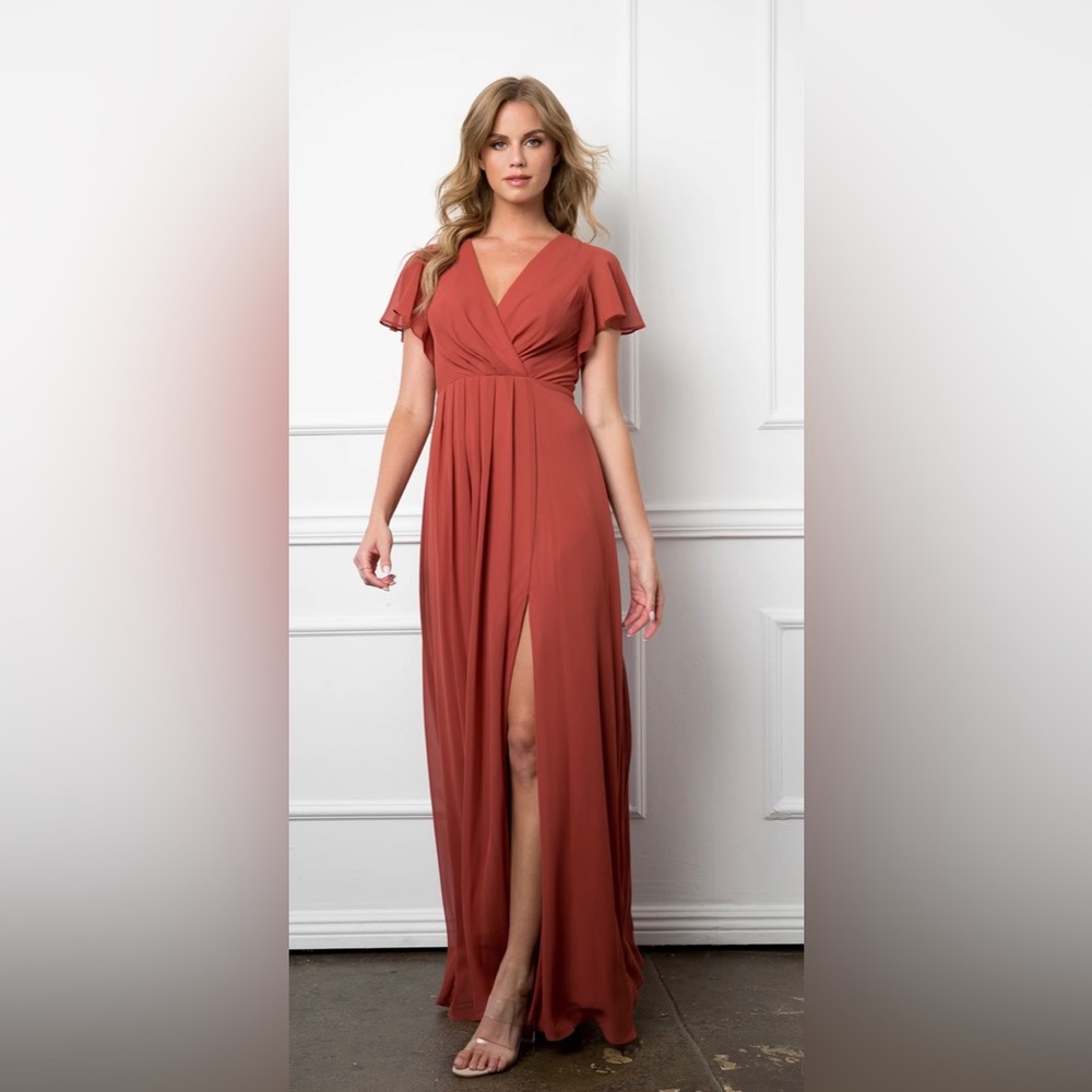 5XL Dress in Rust
